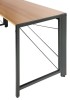 Biurko składane QUICK czarny/golden teak