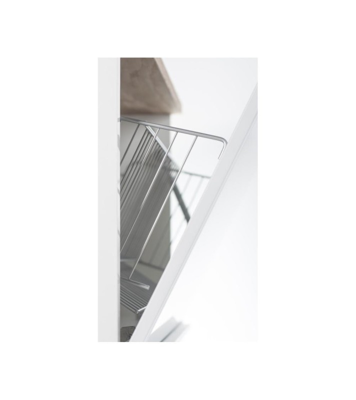 Szafka na buty Bueno biały mat/dąb naturalny