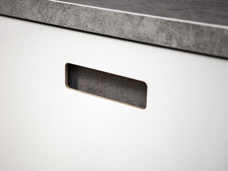 Szafka na buty Bueno biały połysk/beton