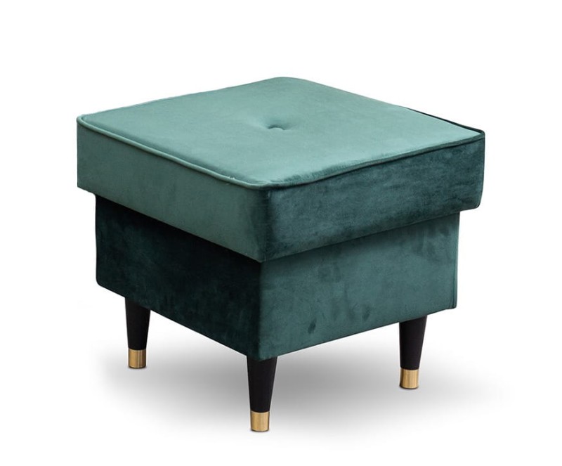 Podnóżek tapicerowany Lily w stylu skandynawskim