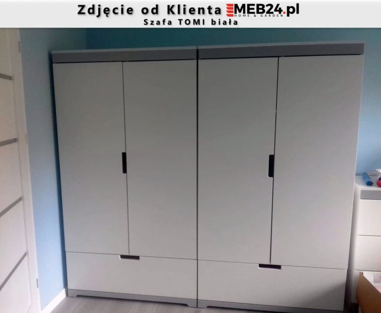 Szafa lakierowana TOMI biała - zdjęcie klienta