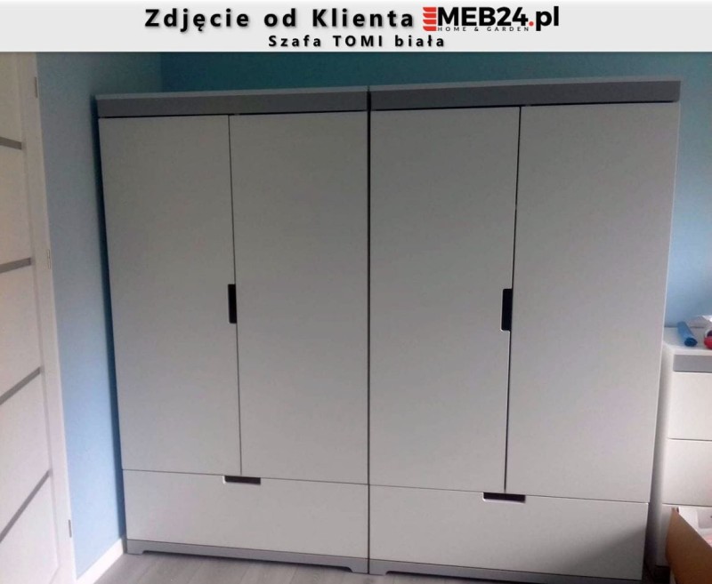 Szafa lakierowana TOMI biała - zdjęcie klienta