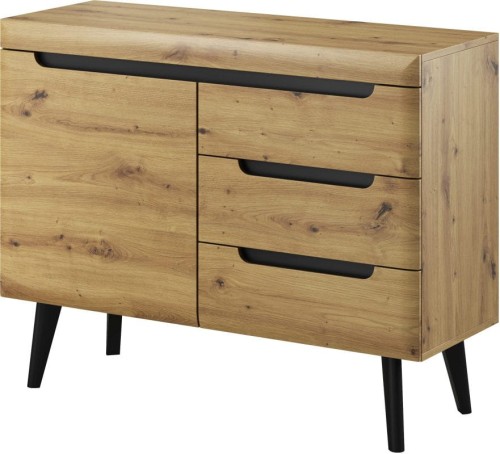 Komoda Nordi dąb artisan 107cm szeroka