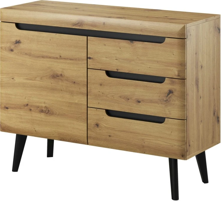 Komoda Nordi dąb artisan 107cm szeroka