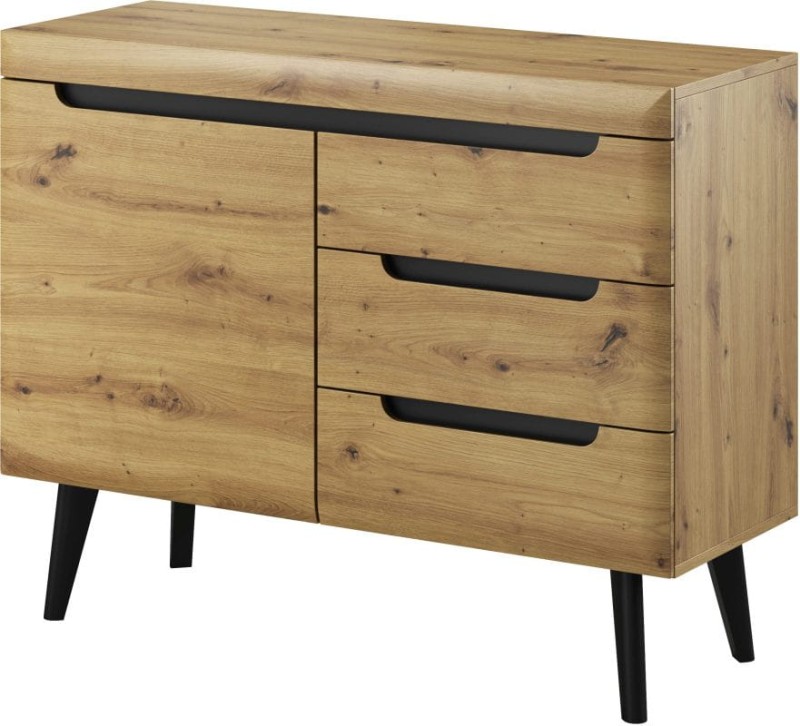 Komoda Nordi dąb artisan 107cm szeroka
