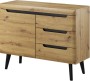 Komoda Nordi dąb artisan 107cm szeroka