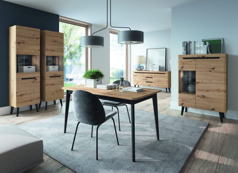 Stół rozkładany 140-180cm Nordi dąb artisan