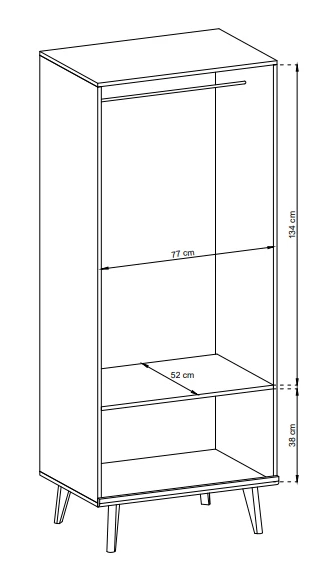 Szafa Primo 80cm