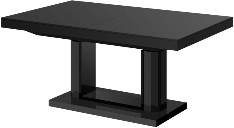 Ławostół podnoszony rozkładany QUADRO LUX 120 - 170 cm Czarny mat