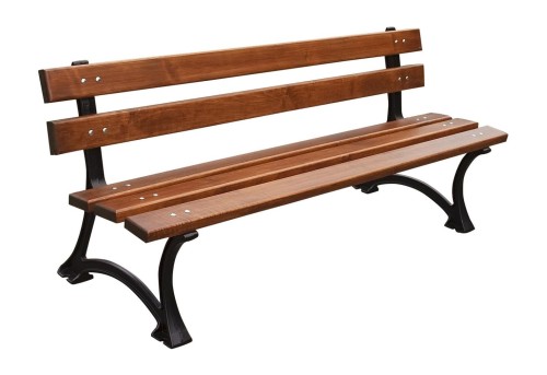 Ławka żeliwna miejska z oparciem 180