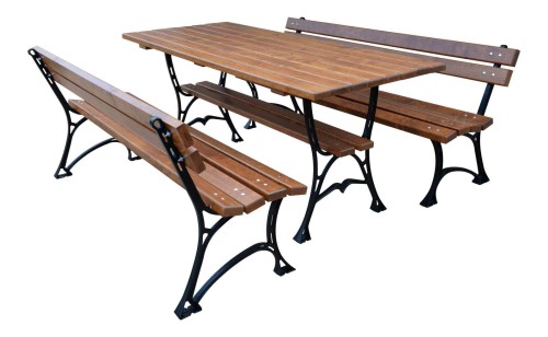 Meble żeliwne Faktor - bez podłokietnika 180