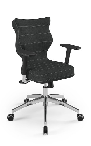 Fotel biurowy z podłokietnikiem Perto Alu Deco dc17