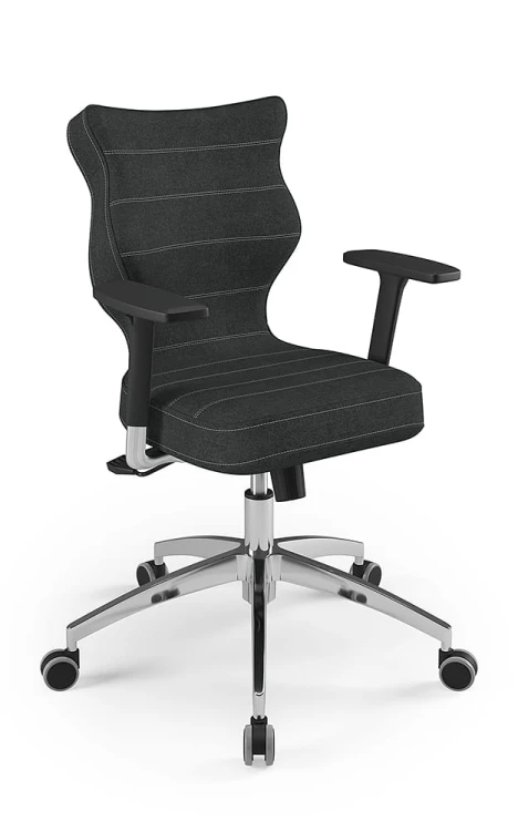 Fotel biurowy z podłokietnikiem Perto Alu Deco dc17