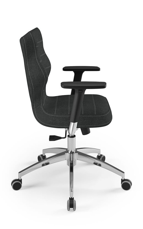 Fotel biurowy z podłokietnikiem Perto Alu Deco