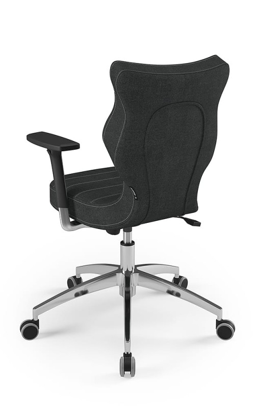 Fotel biurowy z podłokietnikiem Perto Alu Deco