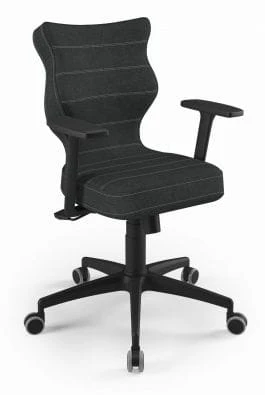Fotel biurowy z podłokietnikiem Perto Alu Deco dc17