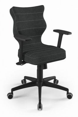 Fotel biurowy z podłokietnikiem Perto Alu Deco dc17