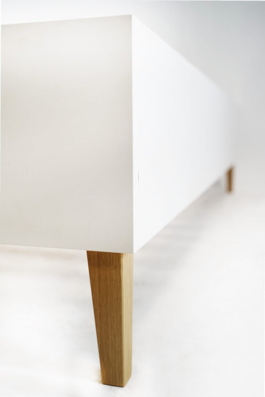 Łóżko dziecięce 180x80 KUBI białe