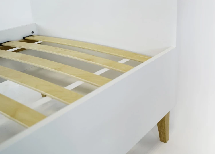 Łóżko dziecięce 180x80 KUBI białe