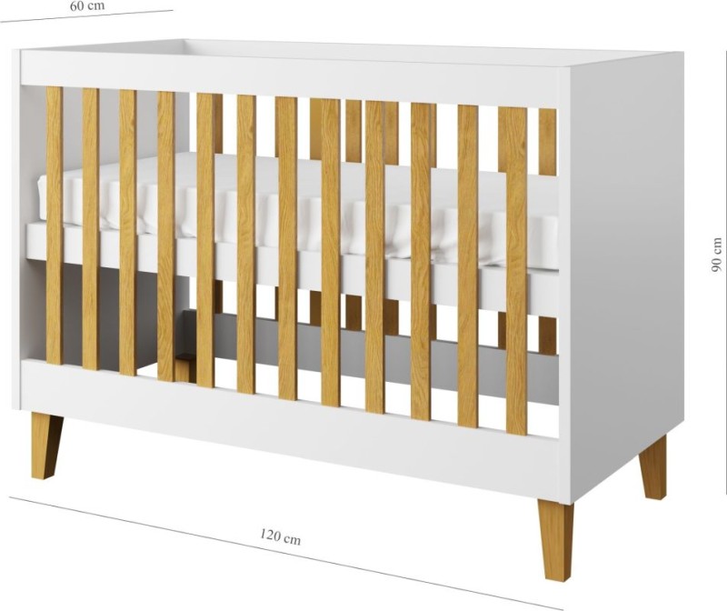Zestaw mebli niemowlęcych KUBI białe