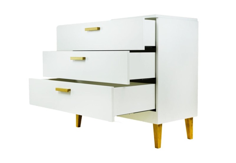 Zestaw mebli niemowlęcych KUBI białe