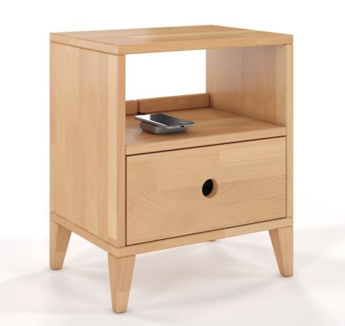 Szafka nocna drewniana bukowa Sund