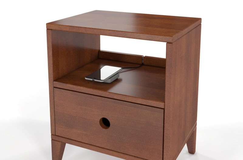 Szafka nocna drewniana bukowa Sund