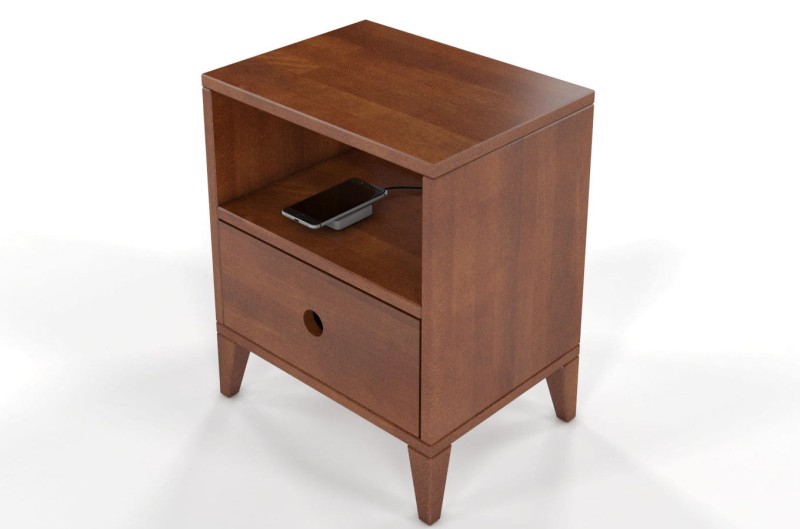 Szafka nocna drewniana bukowa Sund