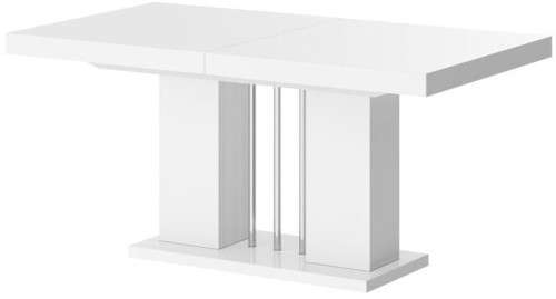 Stół rozkładany LORENA 160-260 biały połysk