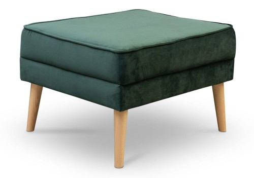 Podnóżek tapicerowany Cindy Plus w stylu skandynawskim