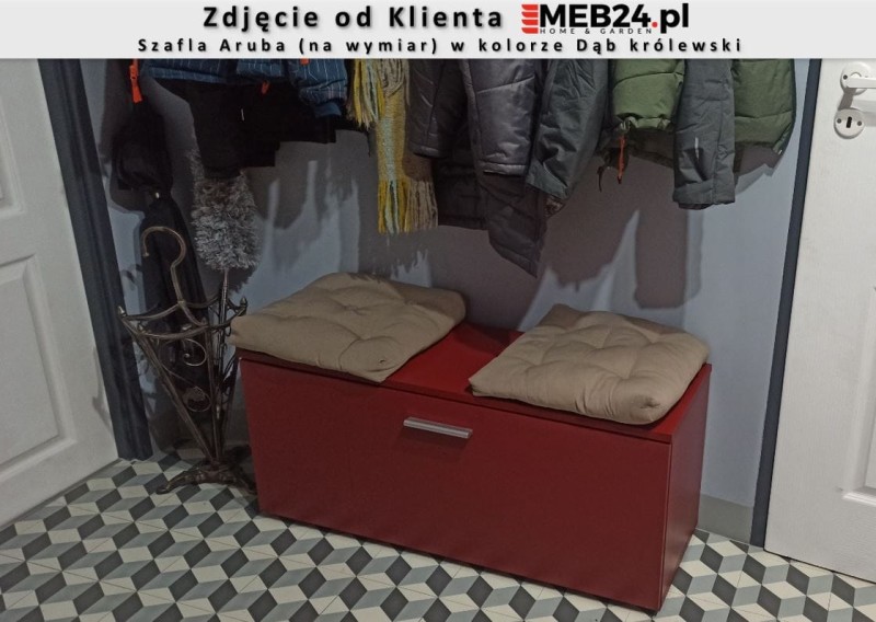 Szafka siedzisko Aruba na obuwie - zdjęcie od klienta