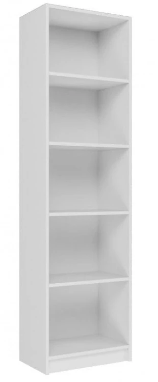 Regał z półkami 50cm Biały mat