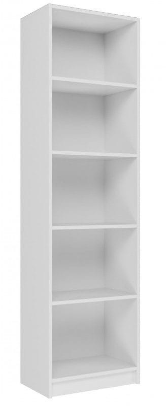 Regał z półkami 50cm Biały mat