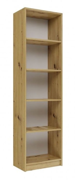 Regał z półkami 50cm Dąb artisan
