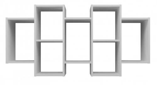 Regał półka wisząca Baron | Biały mat