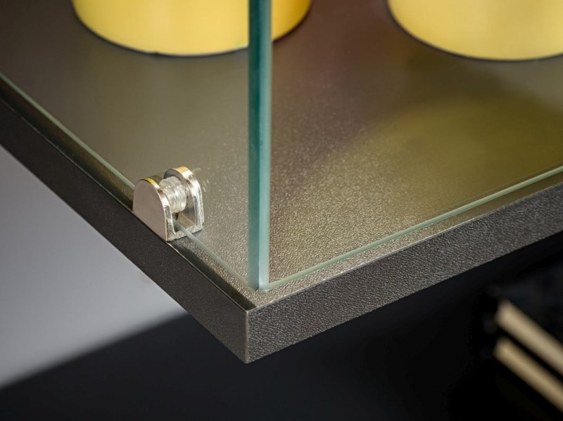 Meblościanka Silk 240 cm zestaw 6 elementów z oświetleniem LED do salonu