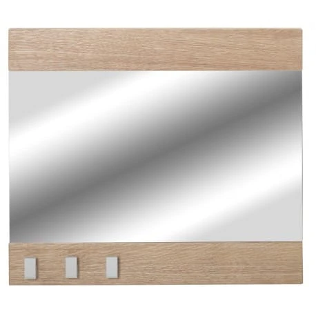 Lustro Bueno 60x65cm fornir dąb naturalny