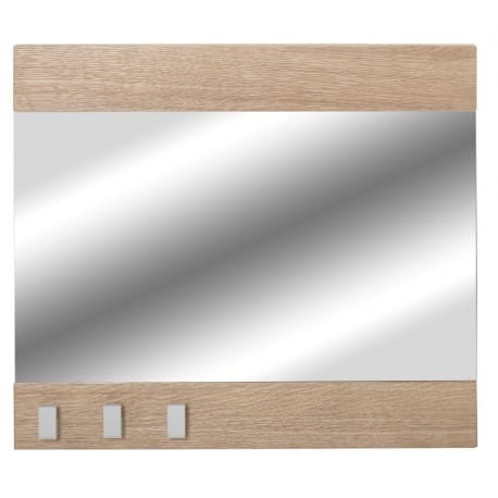 Lustro Bueno 60x65cm fornir dąb naturalny