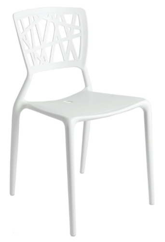 Krzesło Bush białe