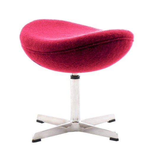 Podnóżek Jajo czerwony kaszmir 24 Premium