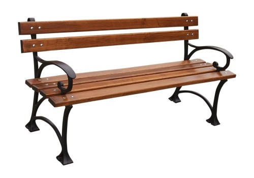 Ławka żeliwna parkowa z podłokietnikiem 180 cm