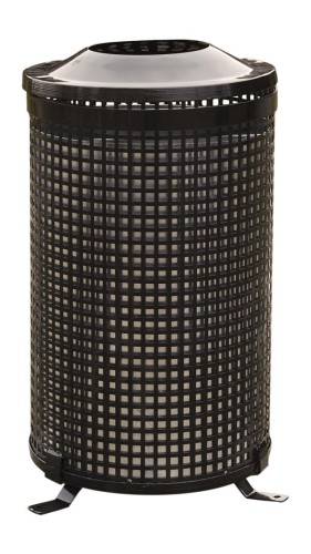 Kosz metalowy okrągły stojący