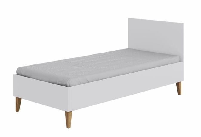 Łóżko dziecięce 180x80 KUBI białe