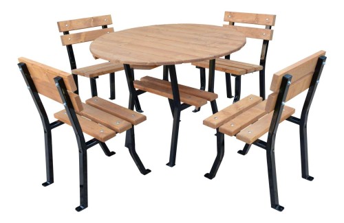 Meble ogrodowe stalowe Restor 100