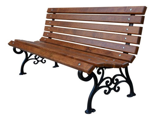 Ławka żeliwna klasyczna z oparciem 150