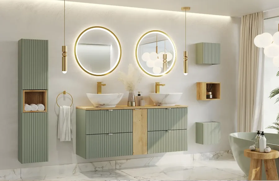Meble do łazienki Line Reed Green 